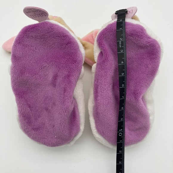Doudou et Compagnie Paris Pink Bunny Rattle Baby Booties Slippers 0-6 Months - Picture 13 of 14